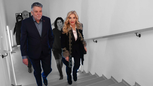 Director General of RTVS Ľuboš Machaj with Minister of Culture Martina Šimkovičová (12 March 2024).