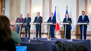 Press conference of the Czech government